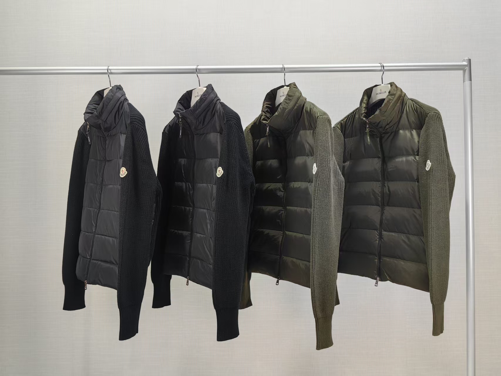 Moncler Male Down Jacket Knitted M-l