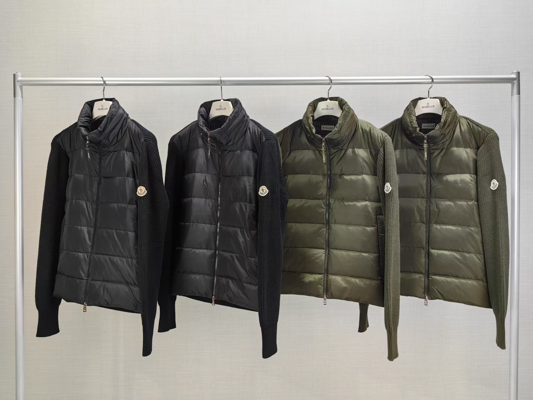 Moncler Male Down Jacket Knitted M-l
