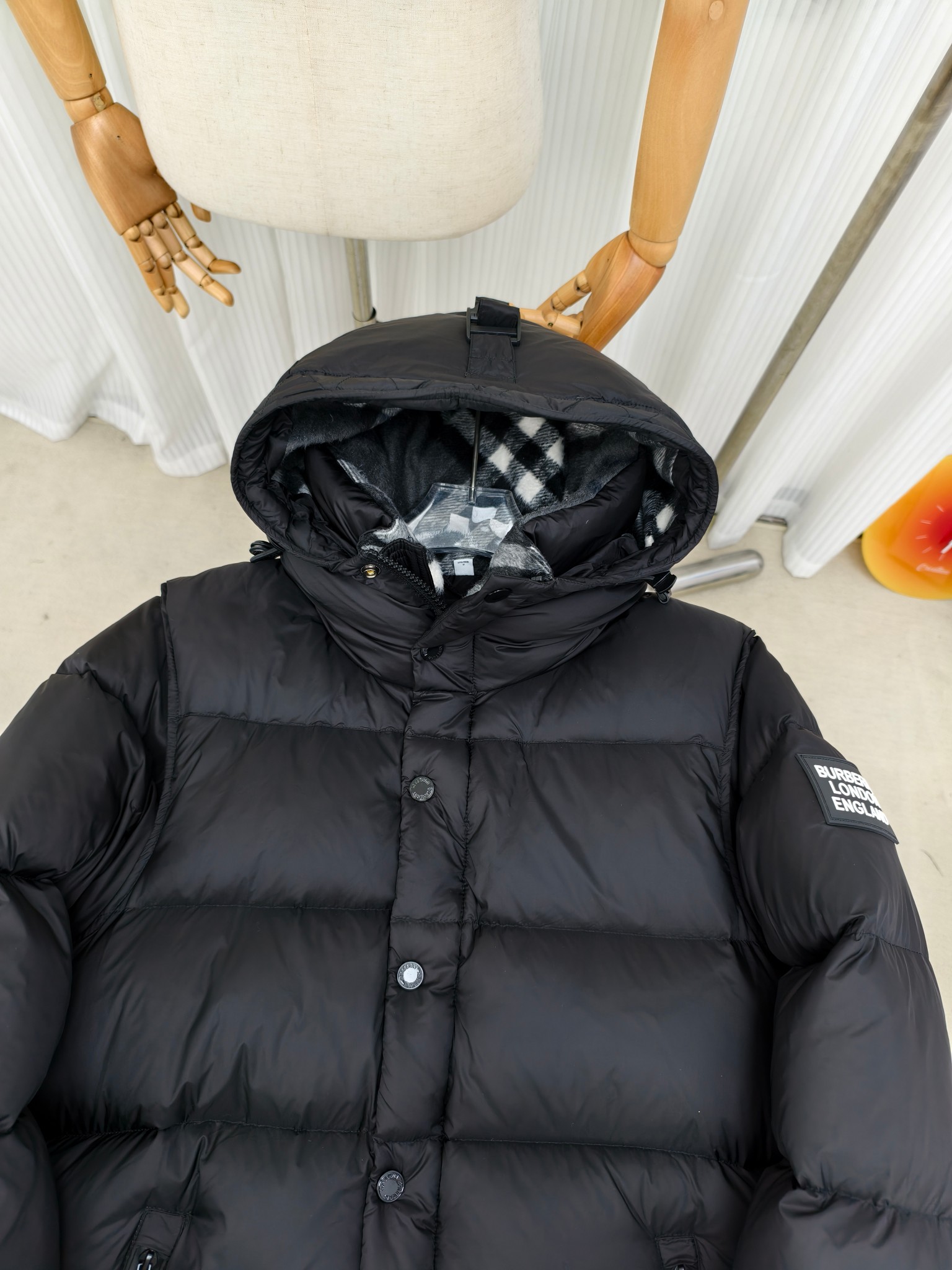 Burberry Down Jacket Black S-l-xl