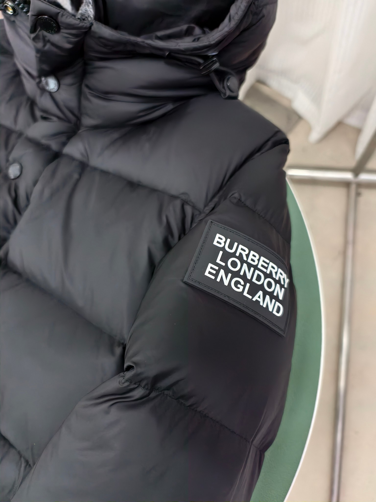 Burberry Down Jacket Black S-l-xl