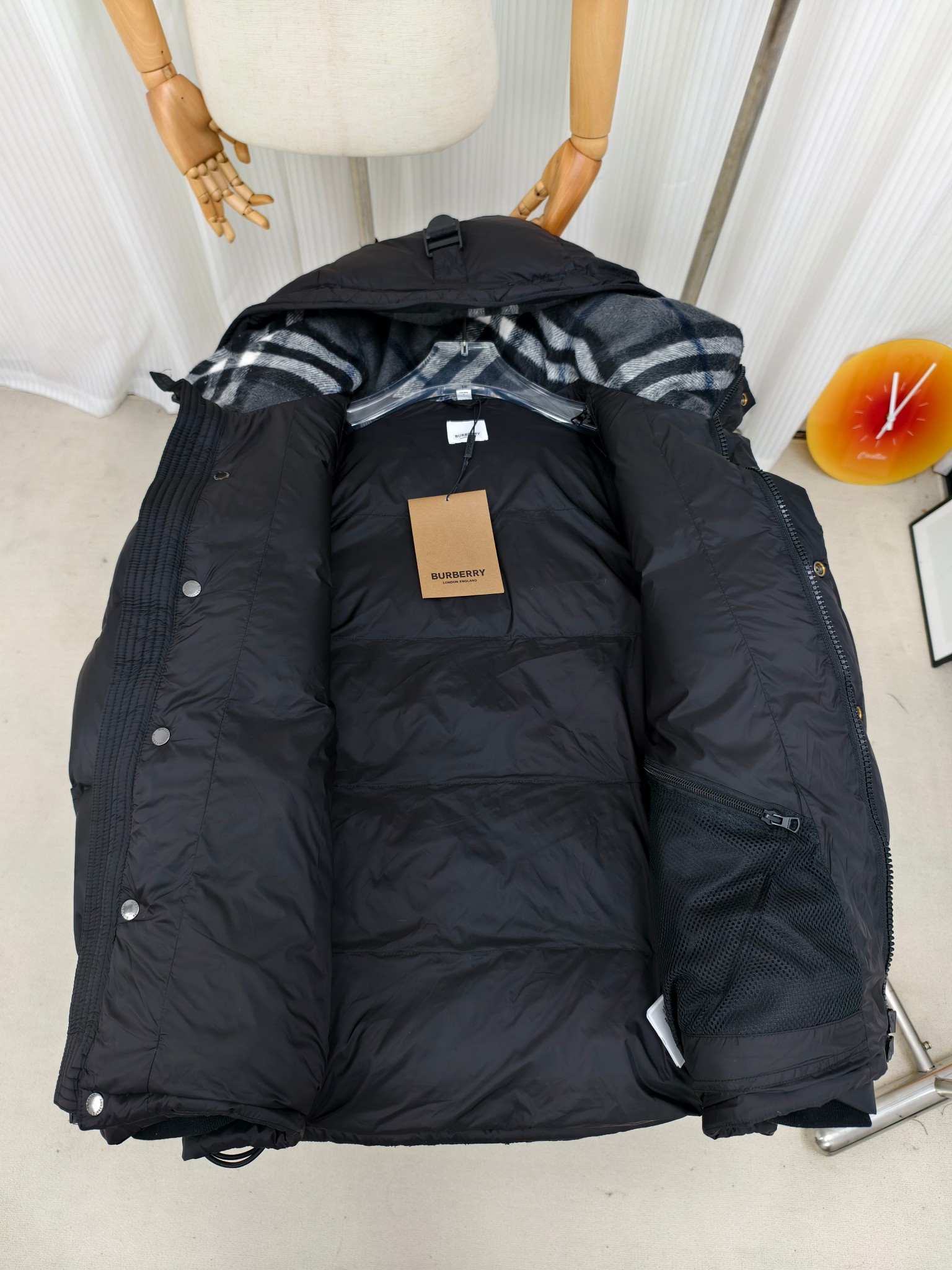Burberry Down Jacket Black S-l-xl