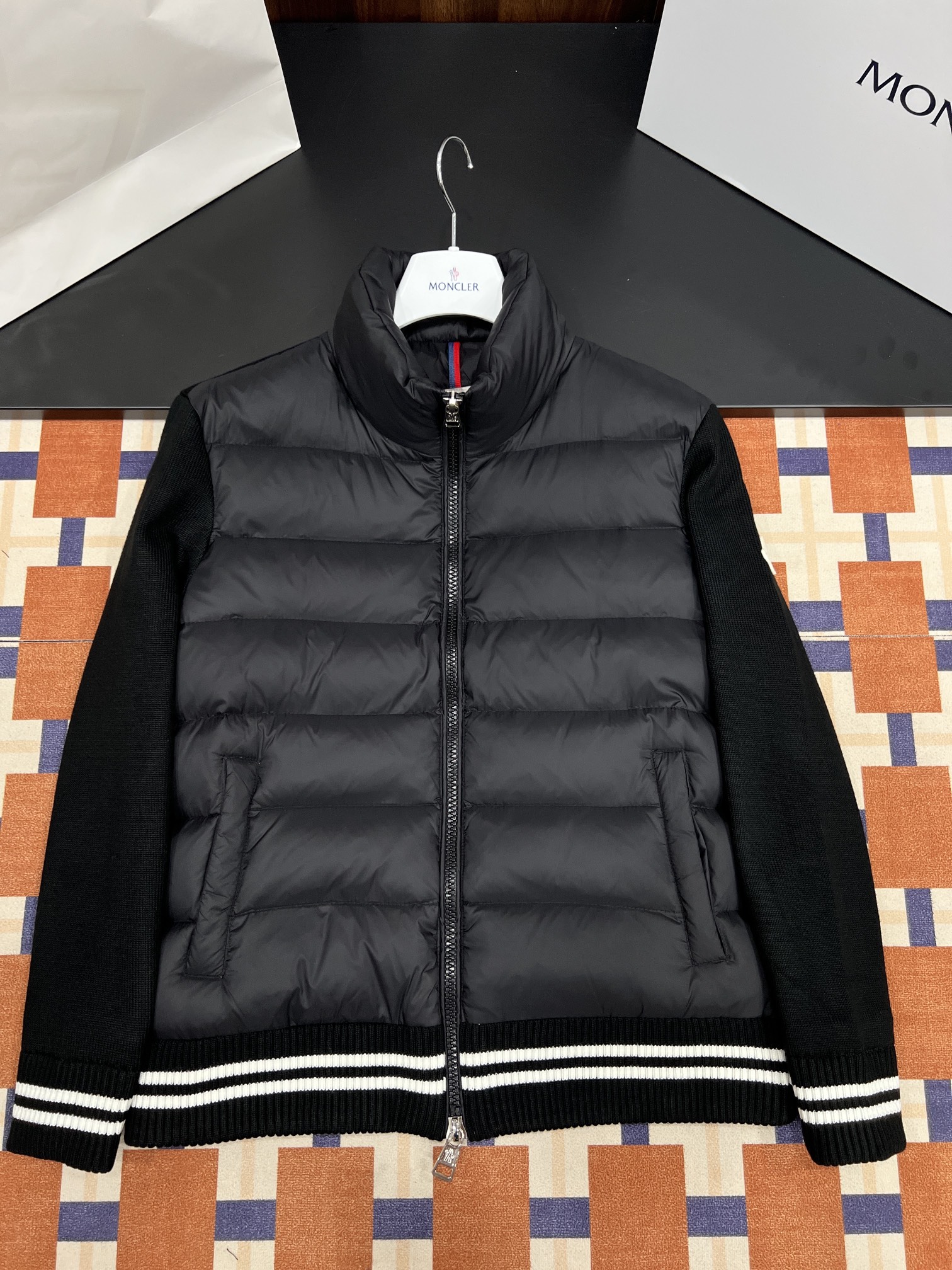 Moncler Male Down Jacket Cotton Black M-l