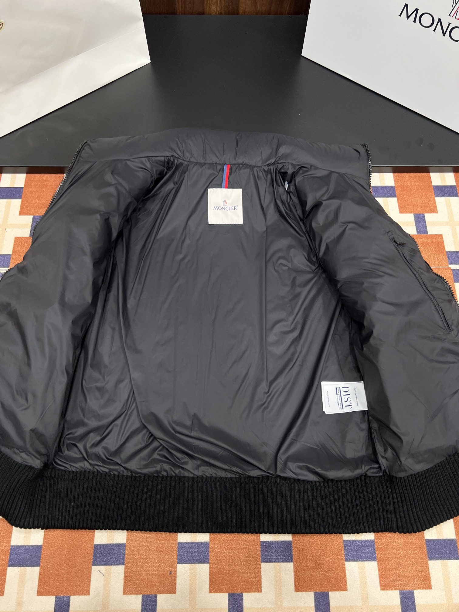 Moncler Male Down Jacket Cotton Black M-l