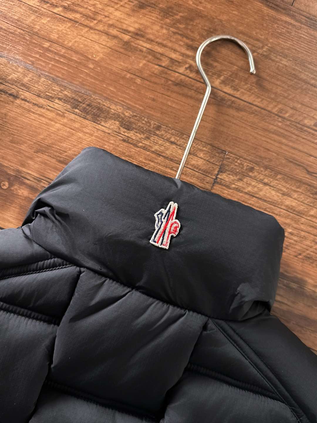 Moncler Down Vest White Duck Down Black M-l