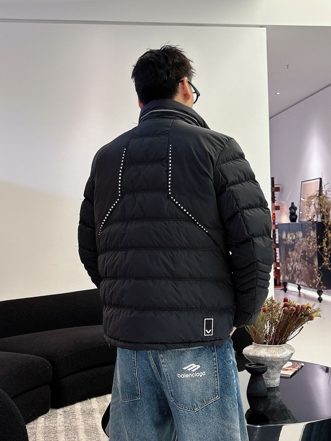 Armani Down Jacket White Duck Down M-56