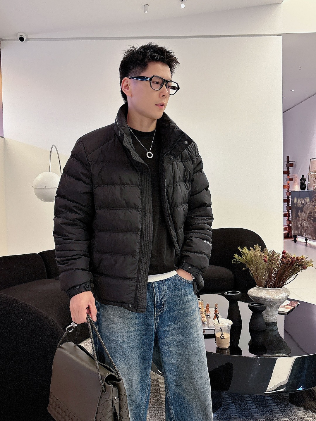 Armani Down Jacket White Duck Down M-56