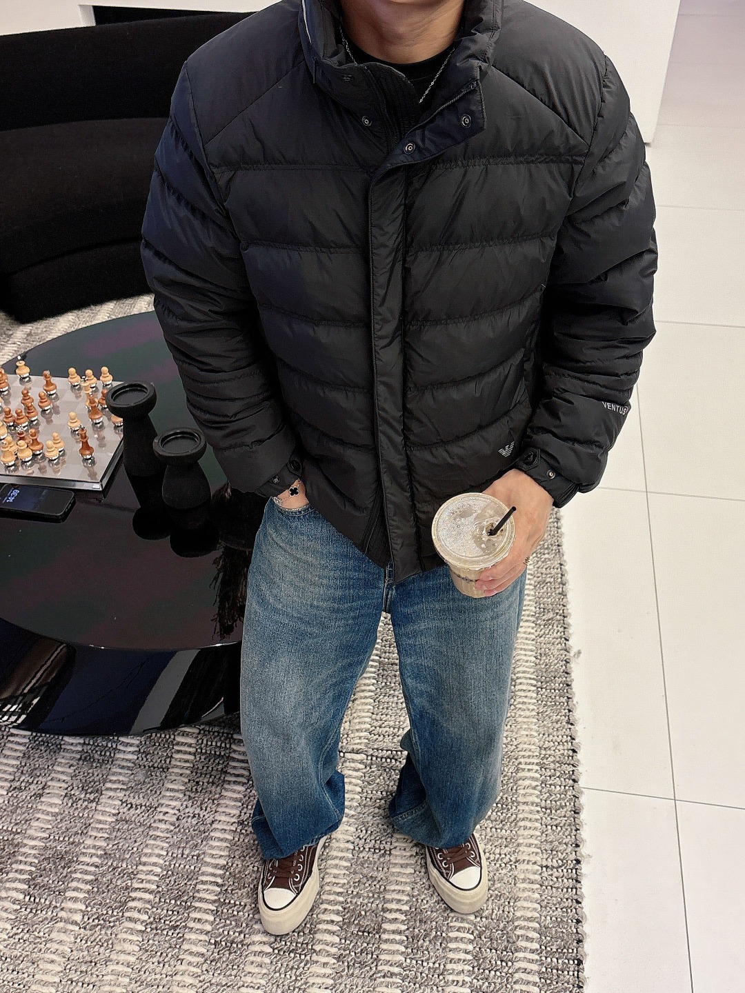 Armani Down Jacket White Duck Down M-56