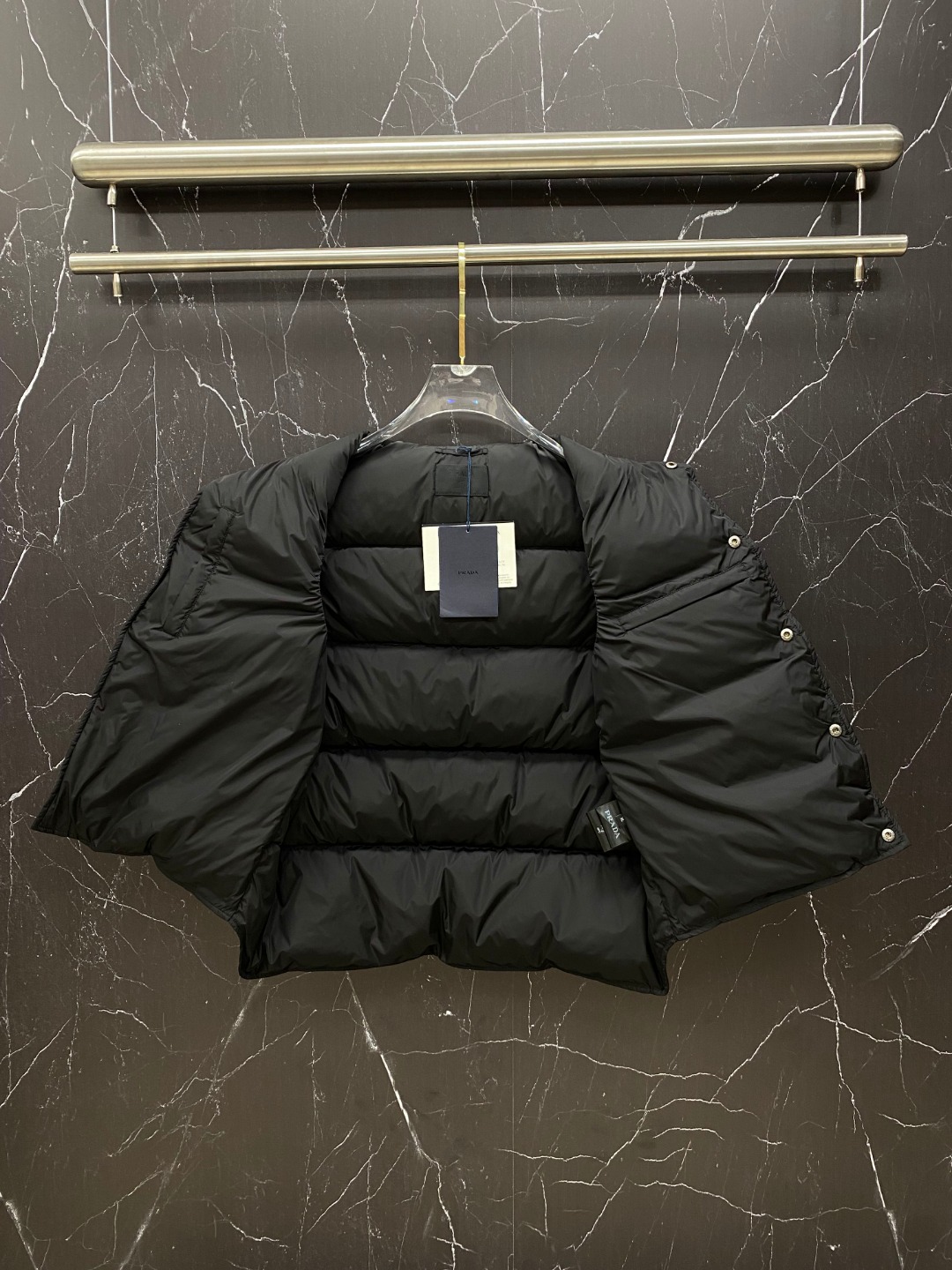 Prada Down Vest White Duck Down 56
