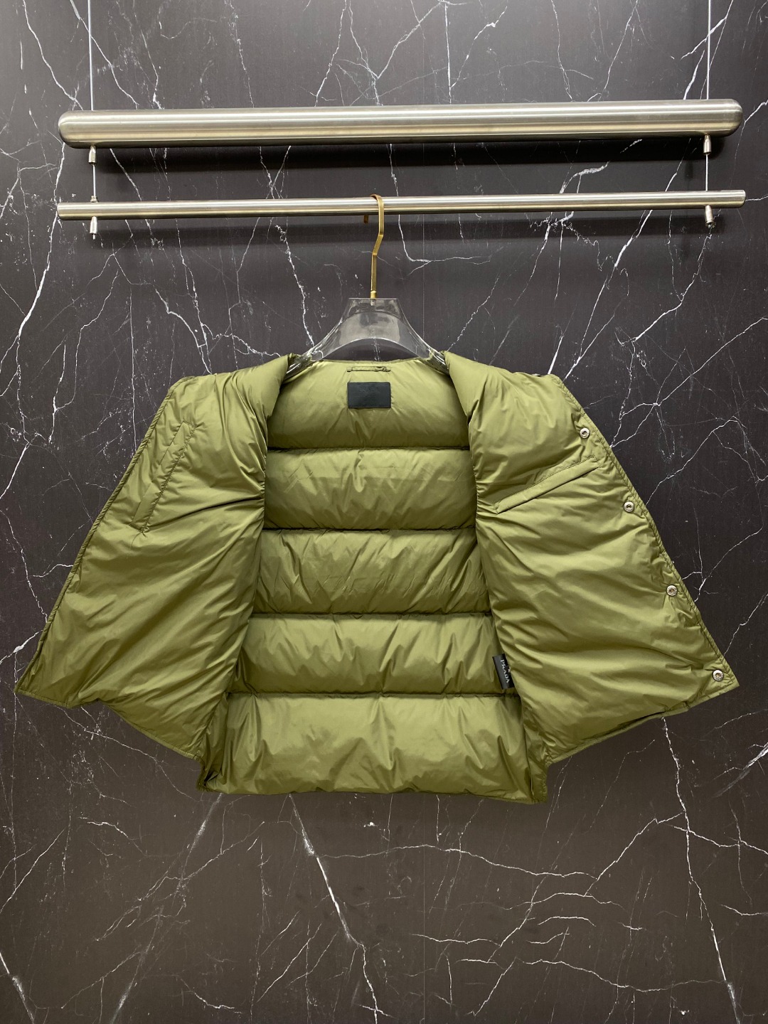 Prada Down Vest White Duck Down 56