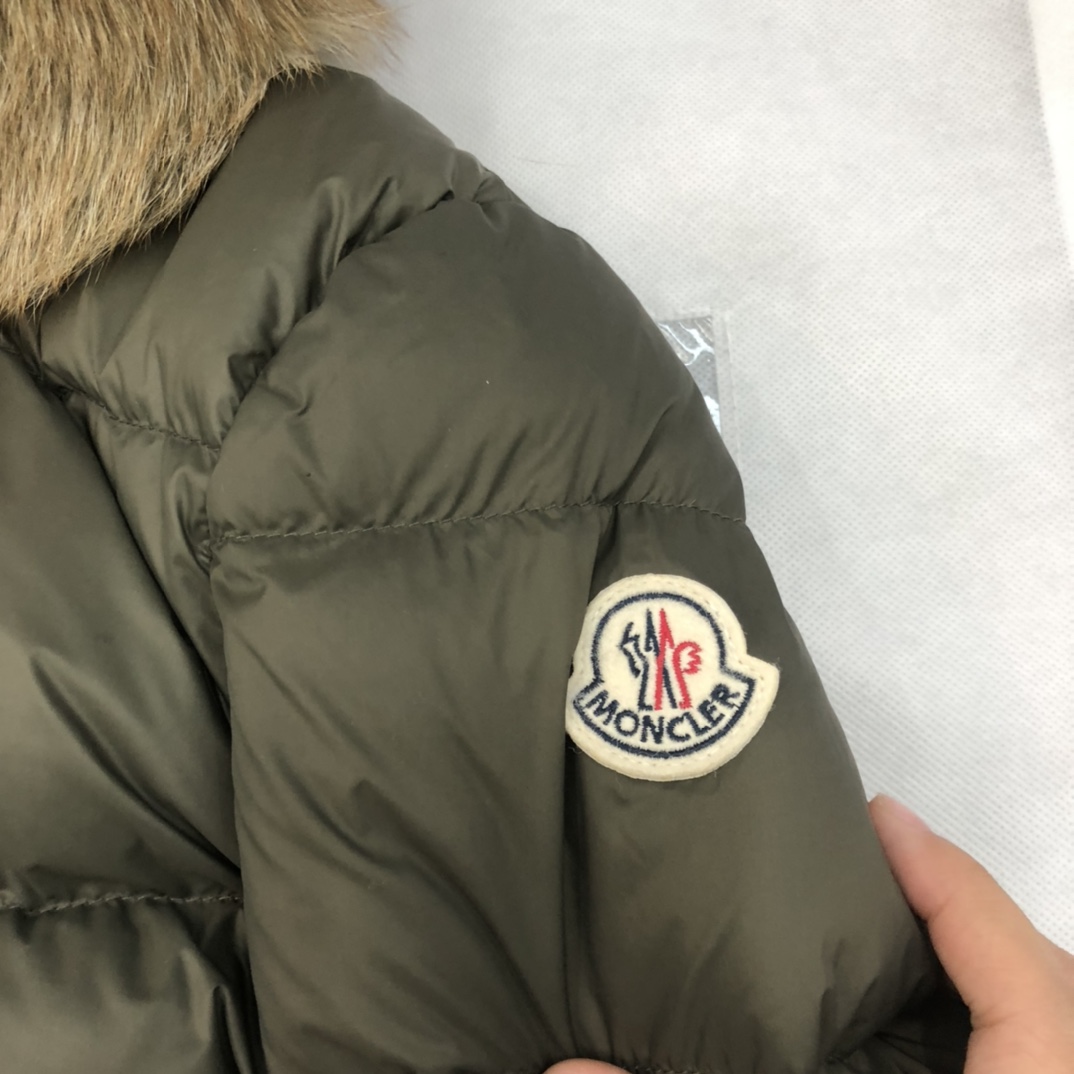 Moncler Down Jacket Black Hooded M-l