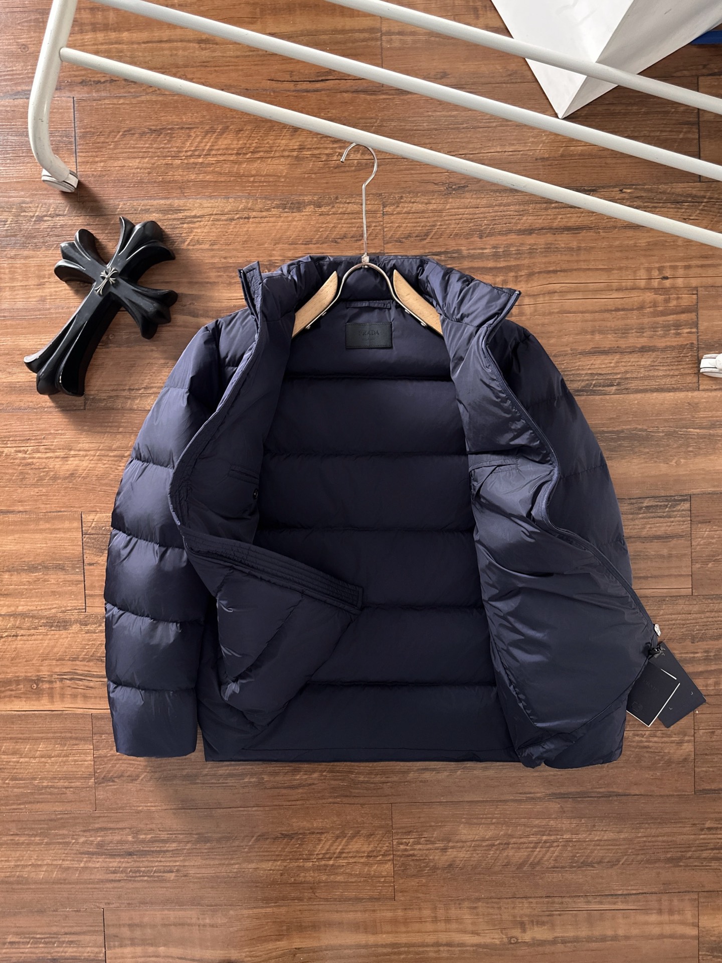Prada Down Jacket White Duck Down 56