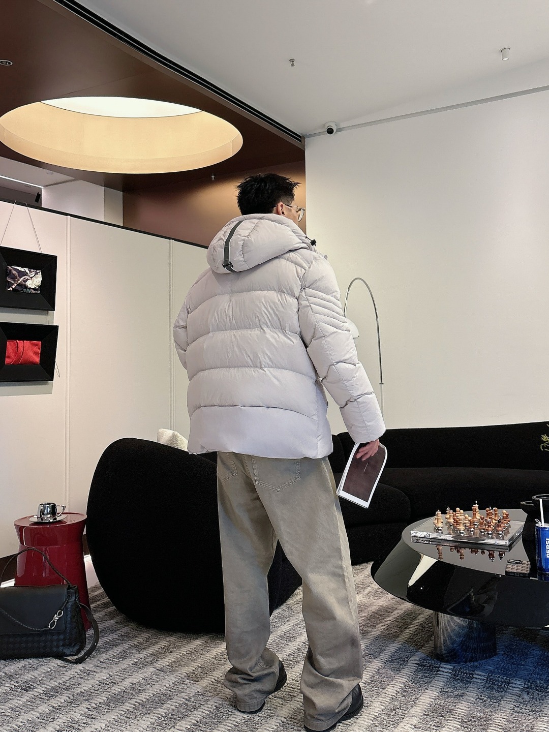 Canada Goose Couple Down Jacket Black Hooded S-l