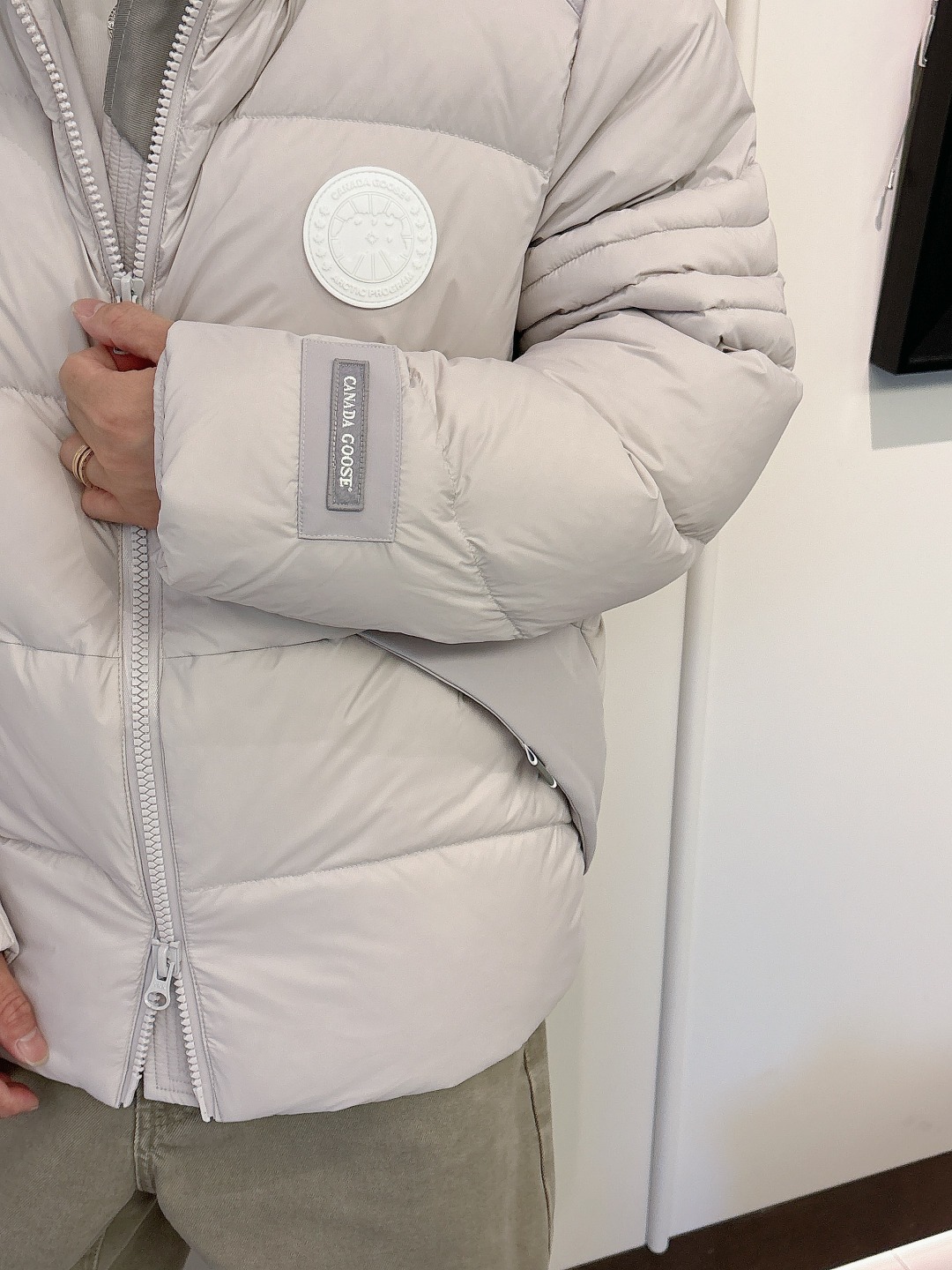 Canada Goose Couple Down Jacket Black Hooded S-l