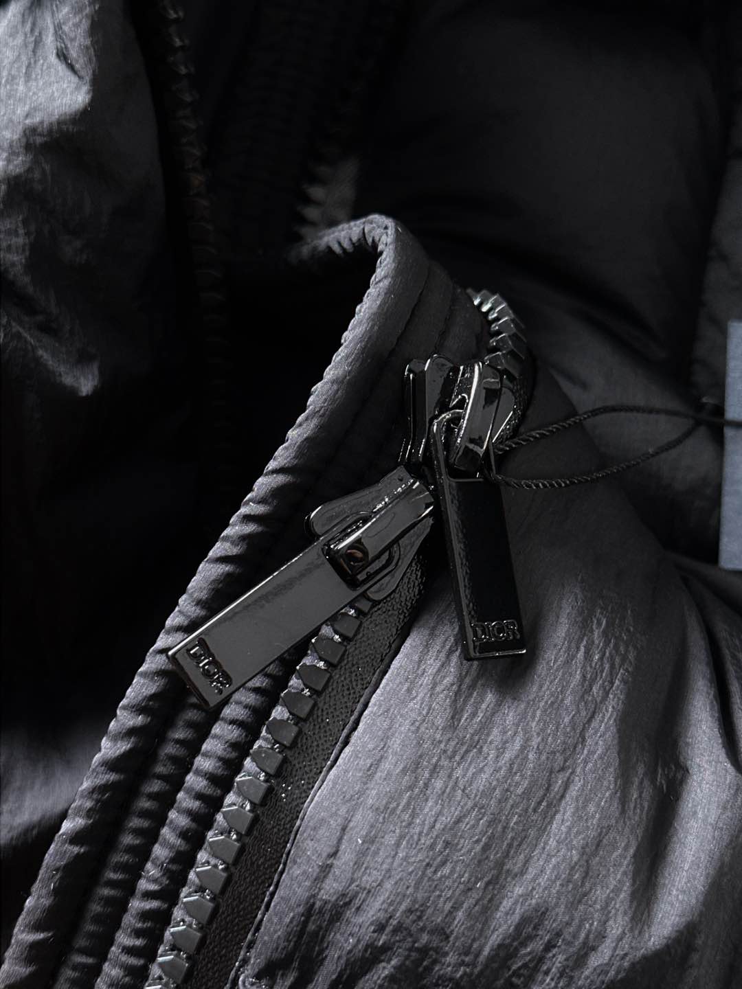Dior Down Jacket White Duck Down Black L