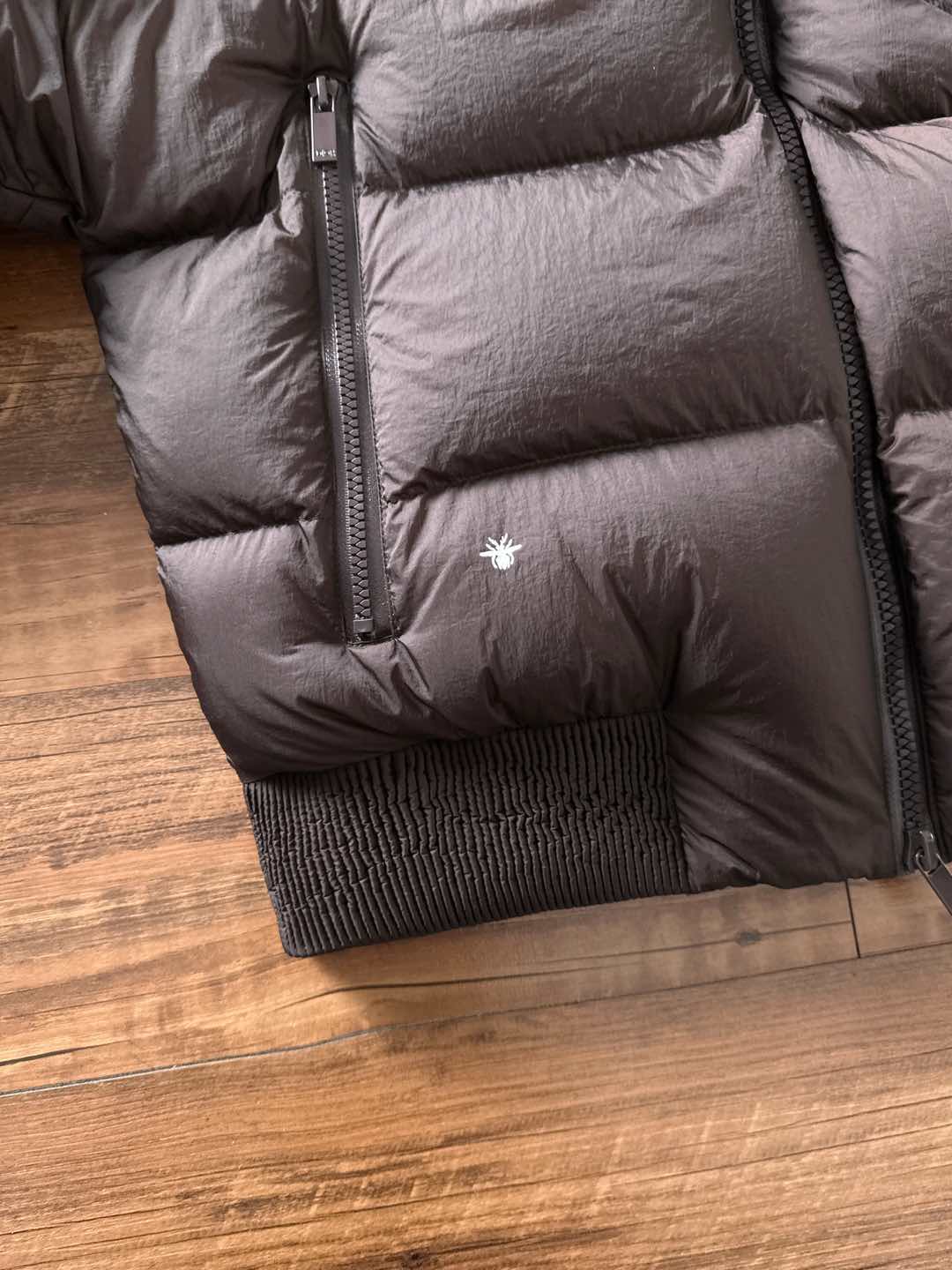 Dior Down Jacket White Duck Down Black L