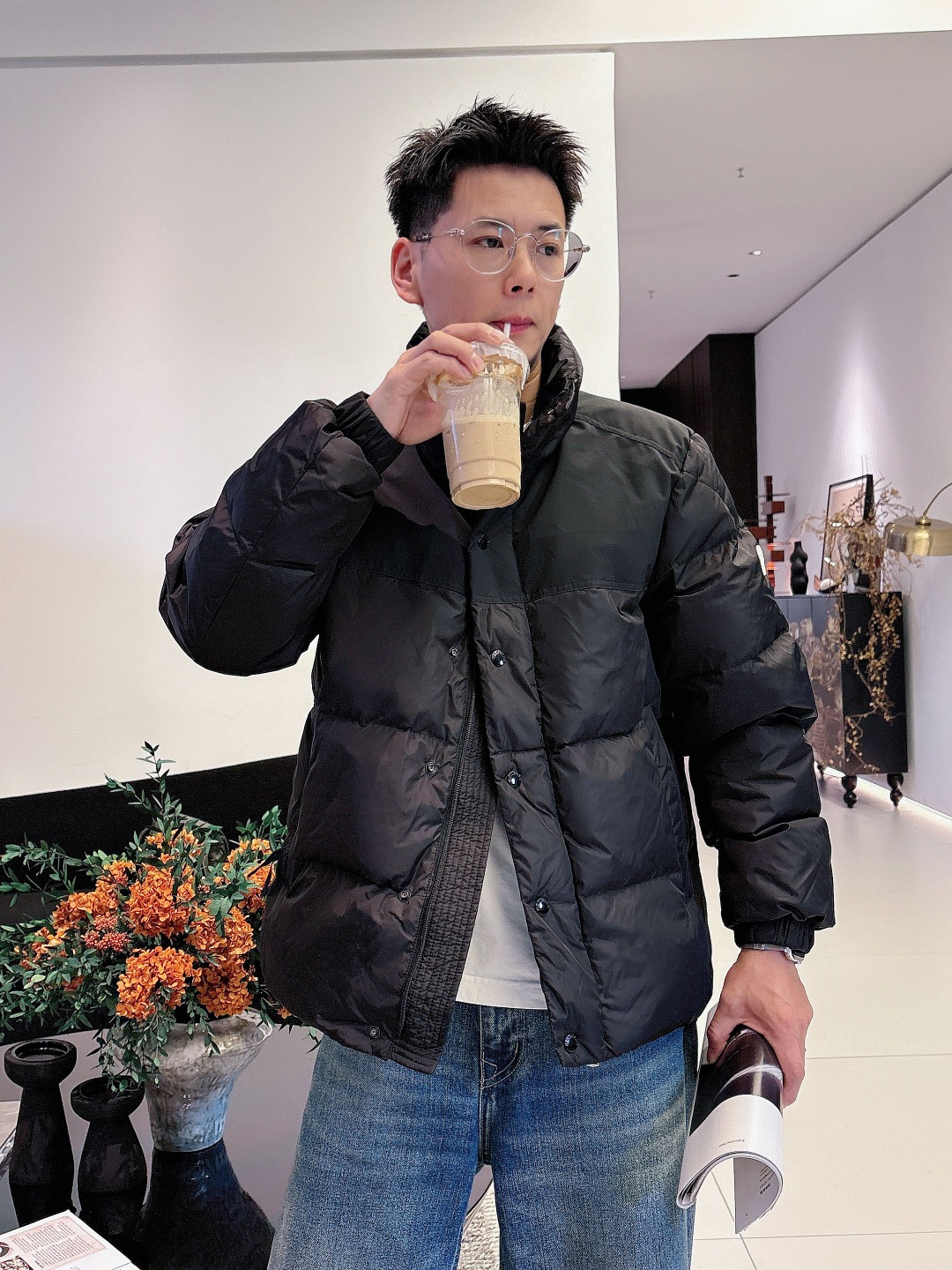 Moncler Couple Down Jacket White Duck Down M-l-xl