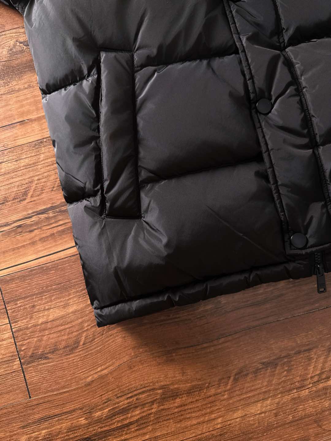 Prada Down Jacket Black Hooded L