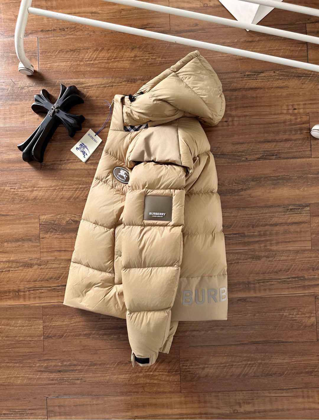Burberry Down Jacket White Duck Down