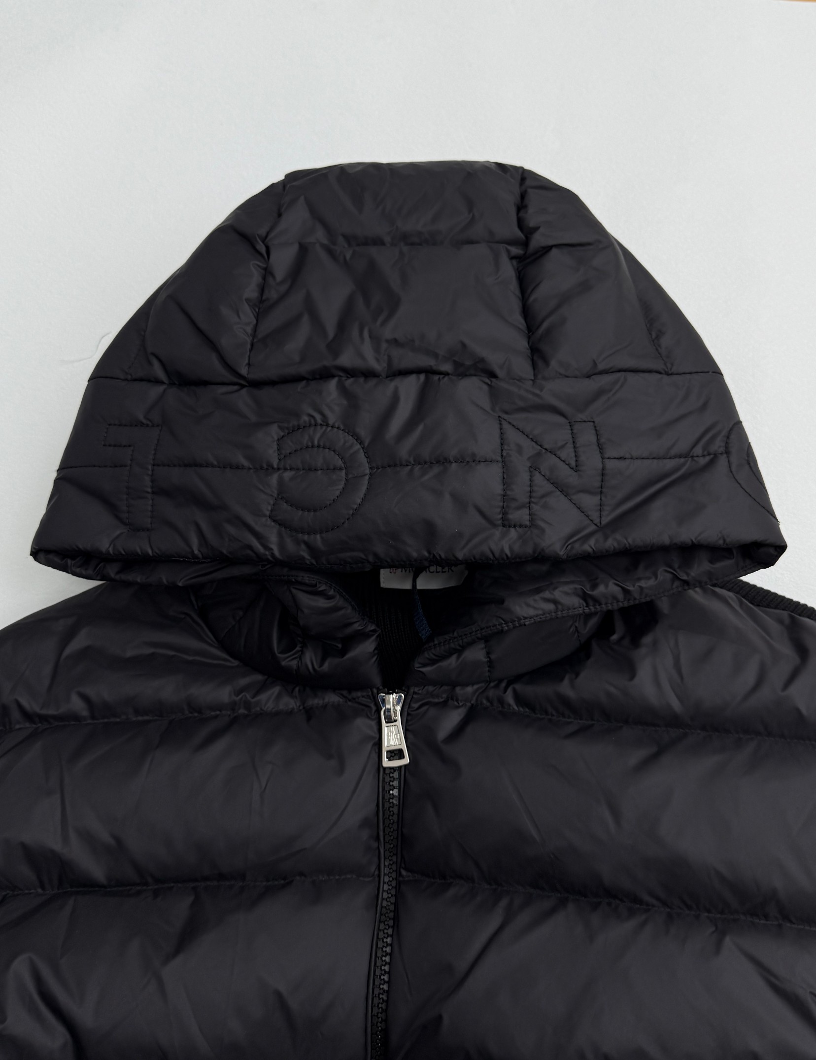 Moncler Down Jacket Wool Hooded M-l