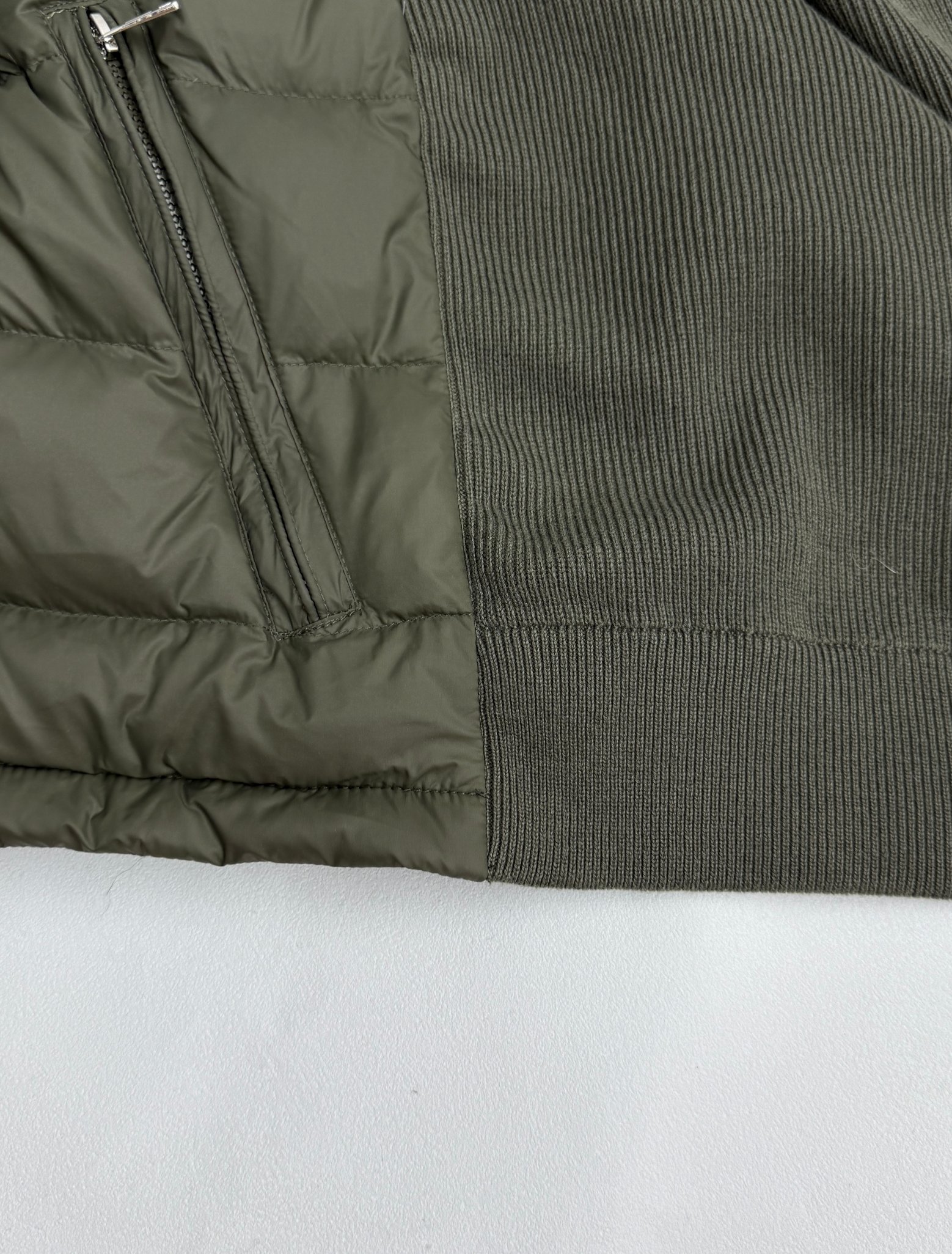 Moncler Down Jacket Wool Hooded M-l