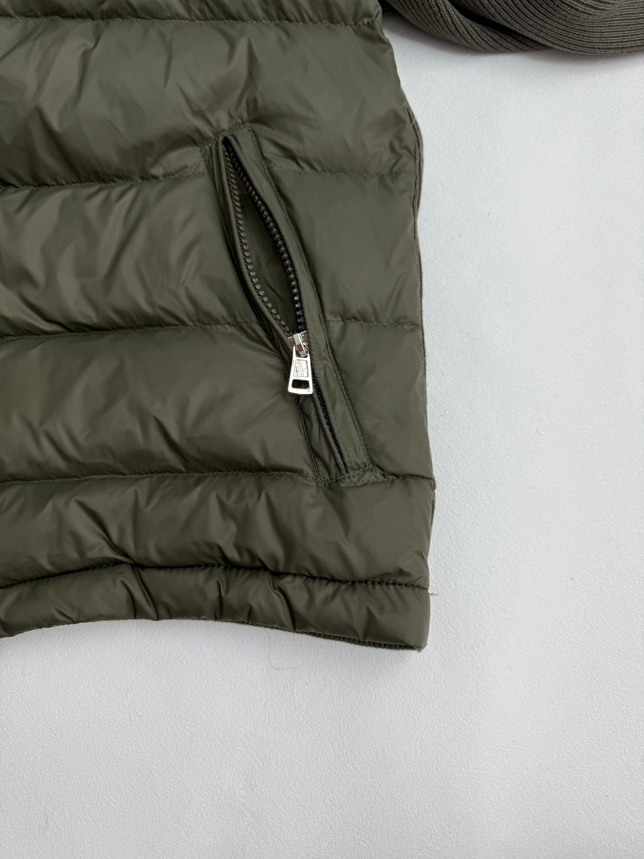 Moncler Down Jacket Wool Hooded M-l