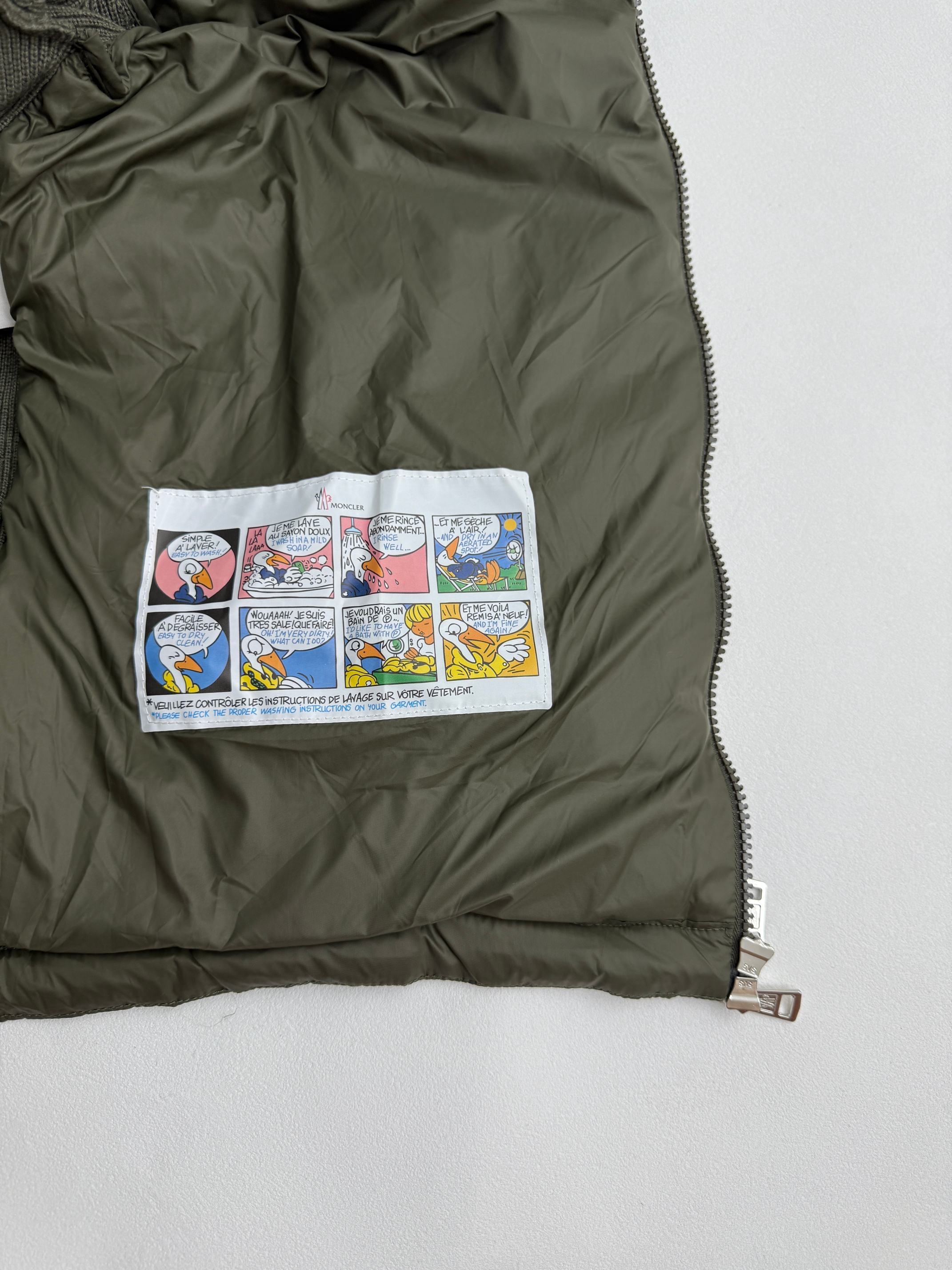 Moncler Down Jacket Wool Hooded M-l