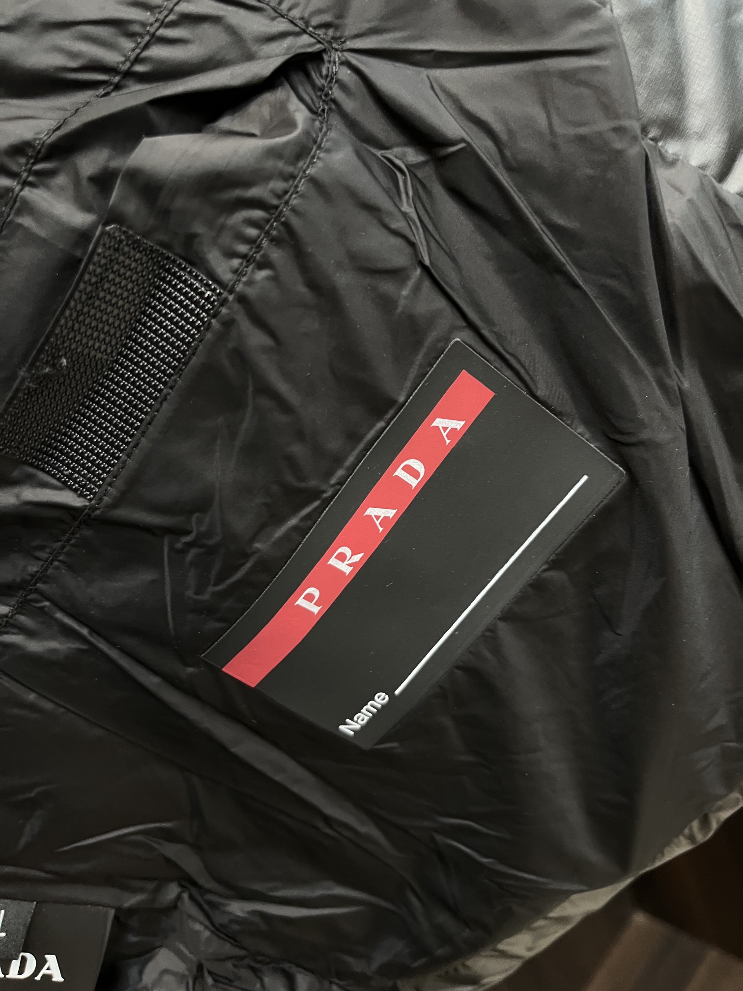 Prada Couple Down Jacket White Duck Down Black S-l-xxl