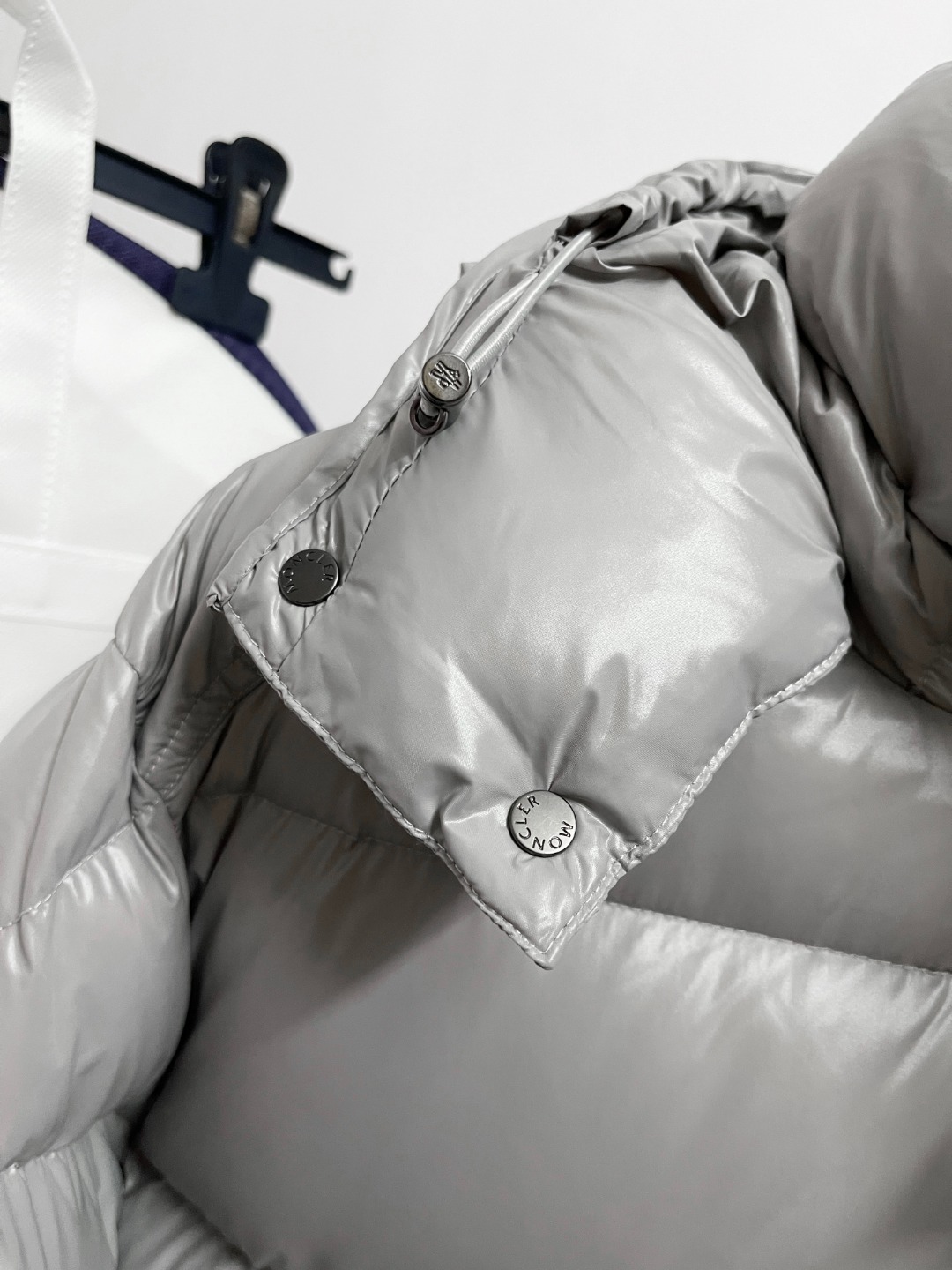 Moncler Down Jacket Gray M-l