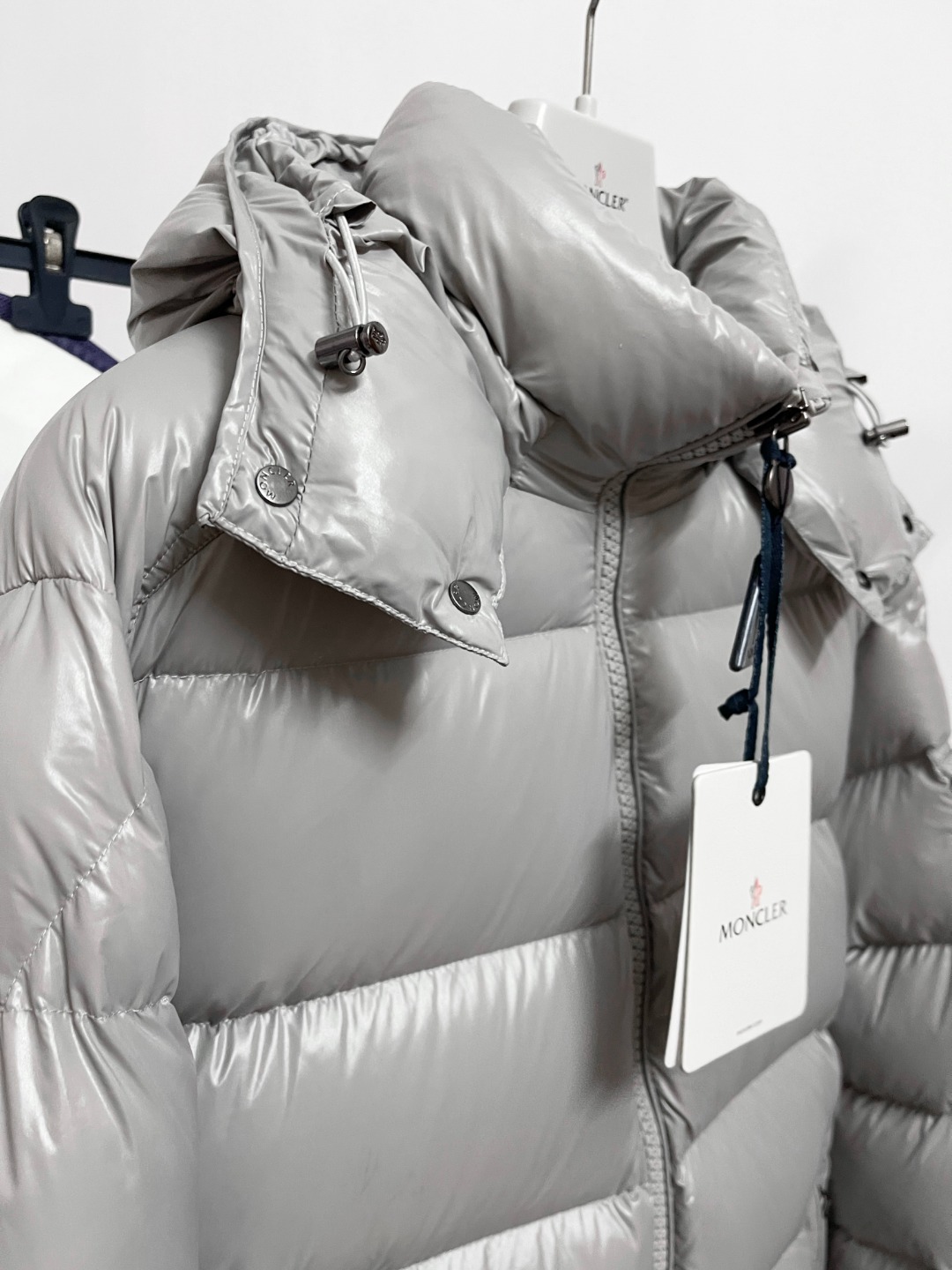 Moncler Down Jacket Gray M-l