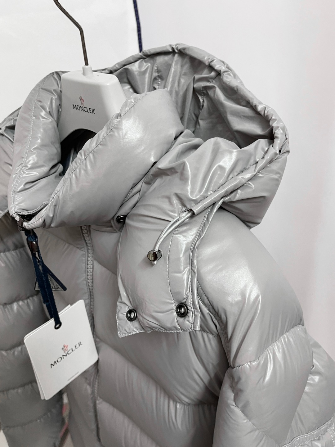 Moncler Down Jacket Gray M-l