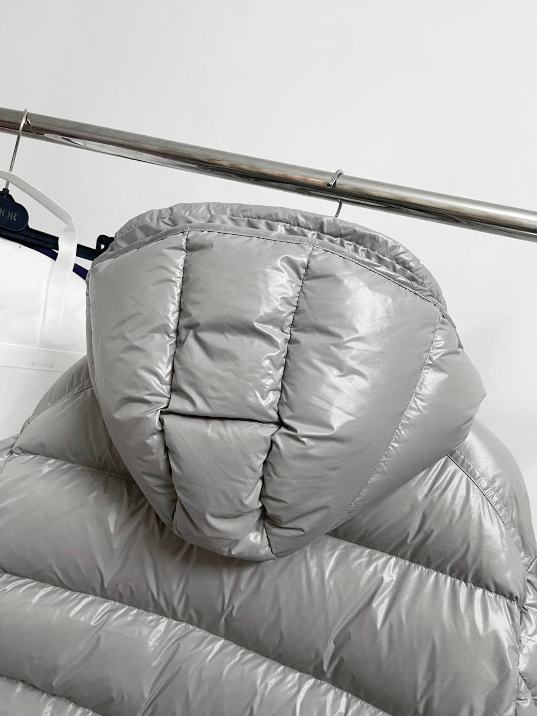 Moncler Down Jacket Gray M-l