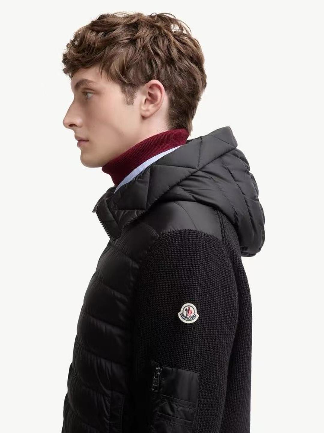 Moncler Basic Clothing Knitted Hooded M-l
