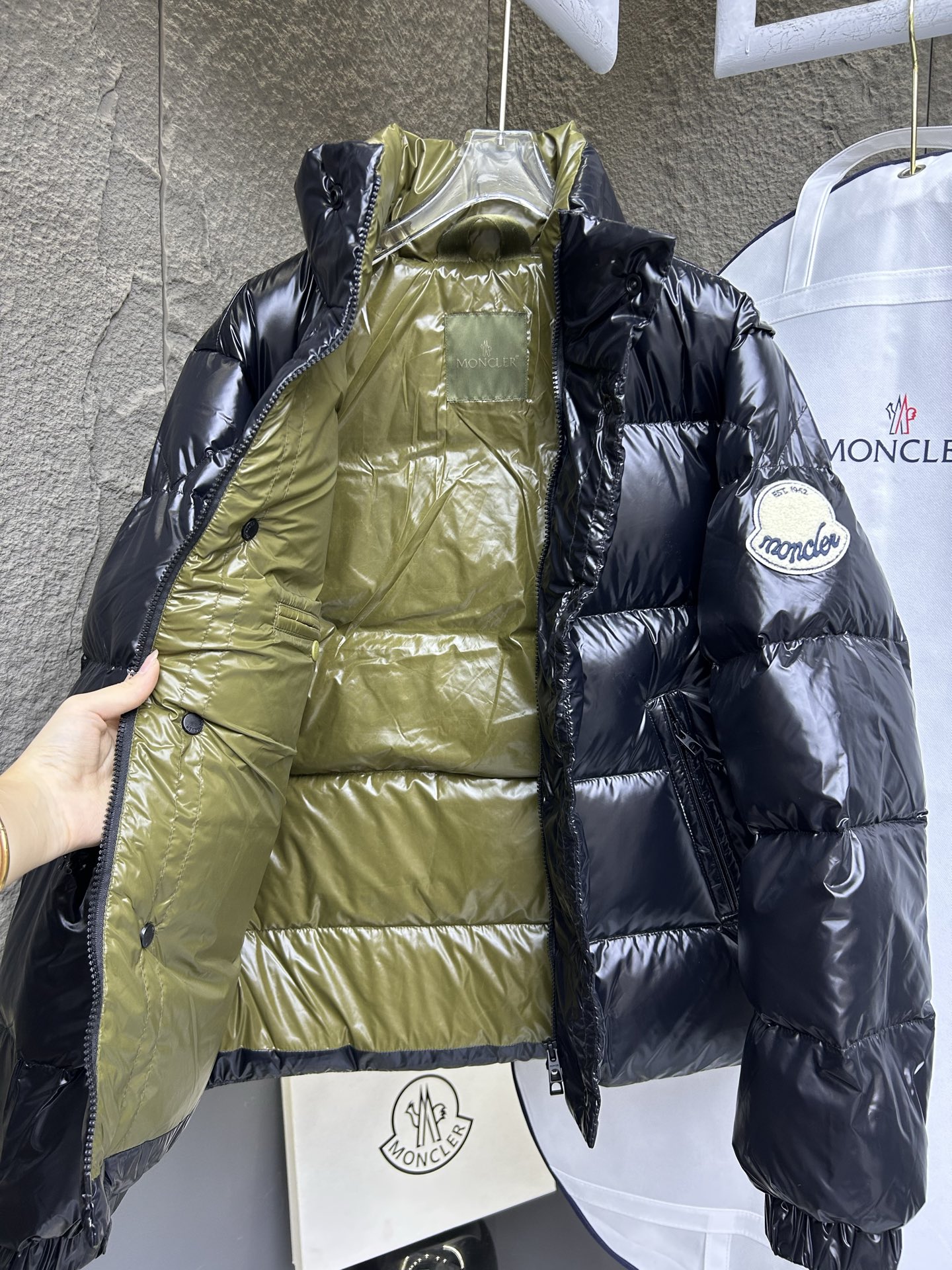 Moncler Male Jacket Black M-l