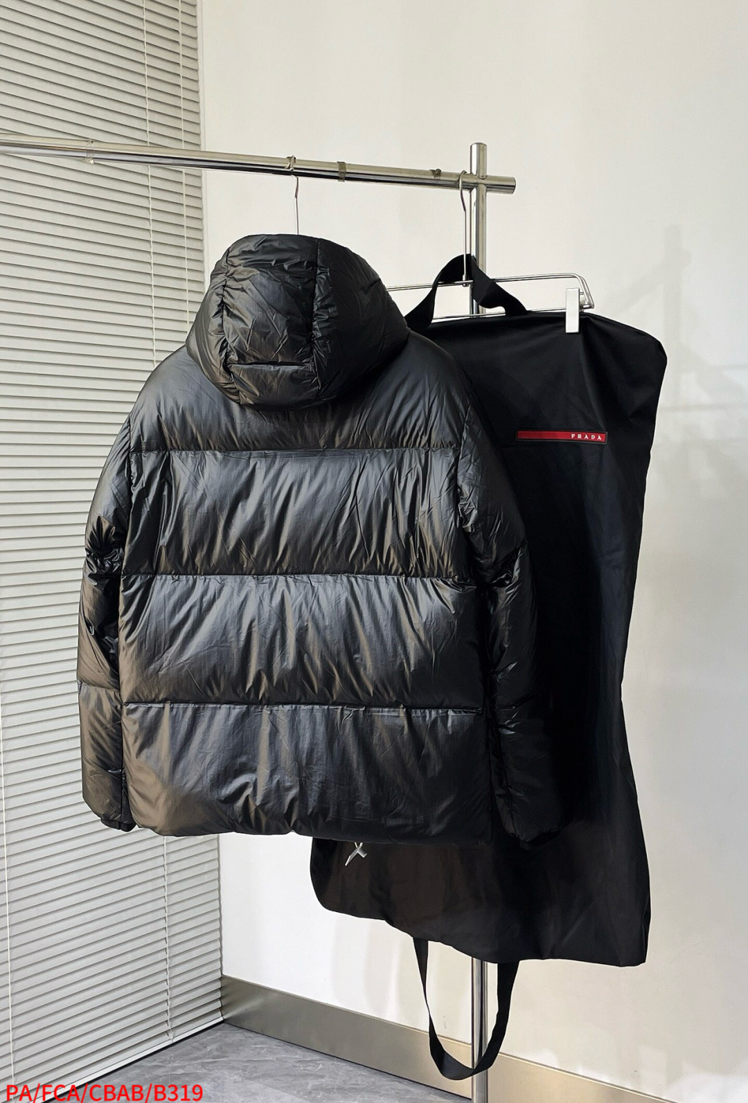 Prada Down Jacket Red Hooded M-l-xl-xxl