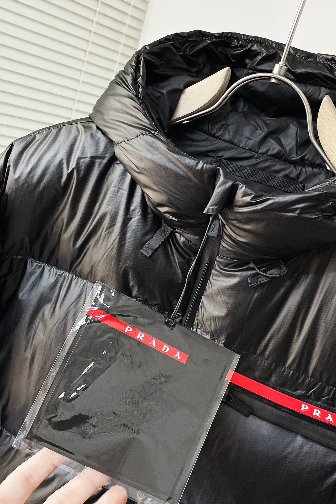 Prada Down Jacket Red Hooded M-l-xl-xxl
