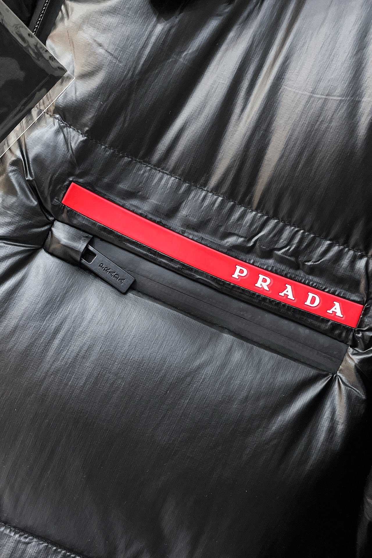Prada Down Jacket Red Hooded M-l-xl-xxl
