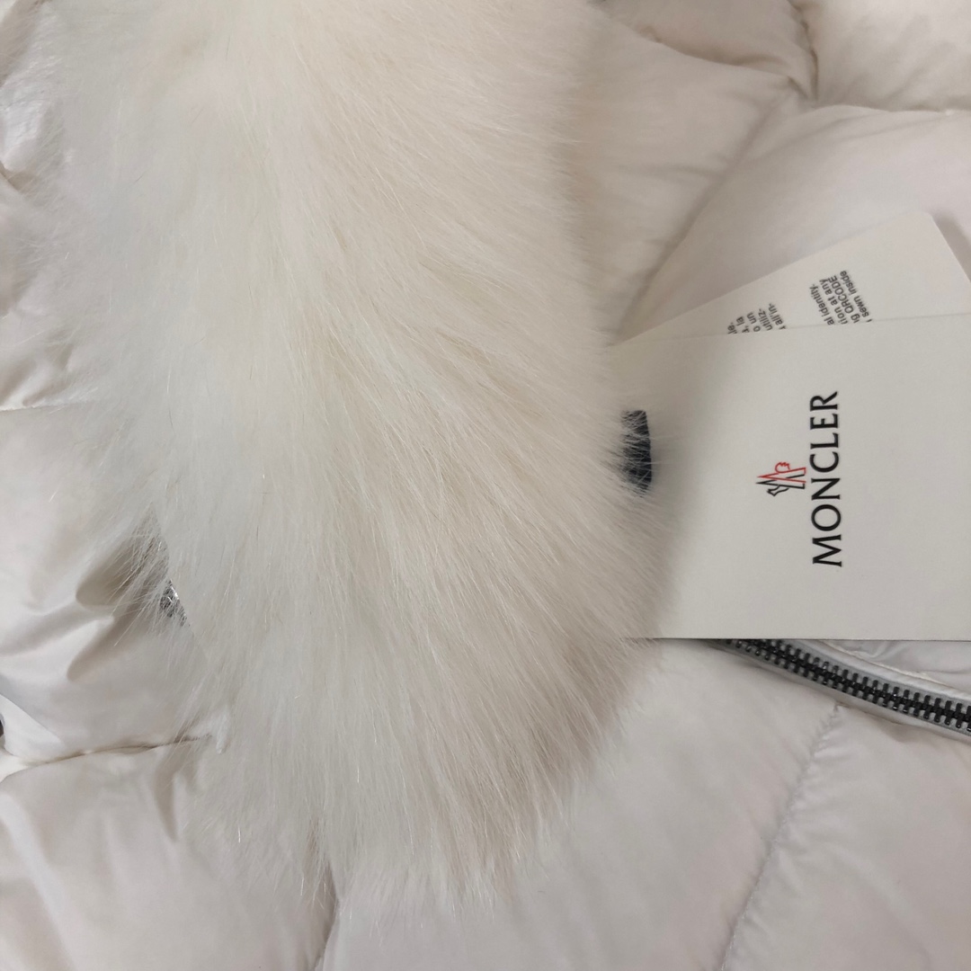 Moncler Female Down Jacket Wool Black Hooded M-l