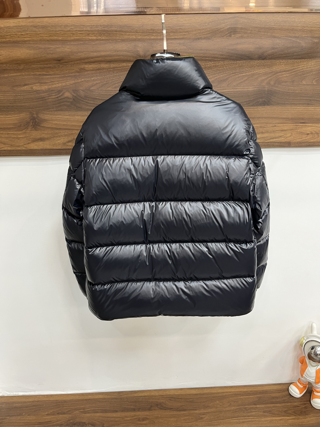 Moncler Male Down Jacket Goose Down Black Slim Fit M-l-xl