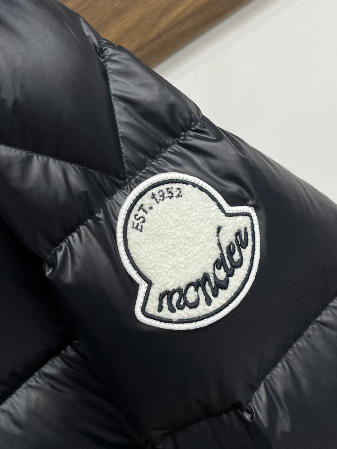 Moncler Male Down Jacket Goose Down Black Slim Fit M-l-xl