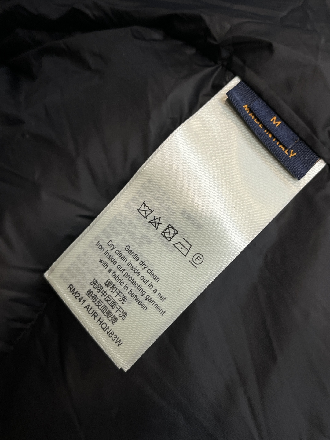 Louis Vuitton Male Down Jacket White Duck Down Black Hooded M-l-xxxl