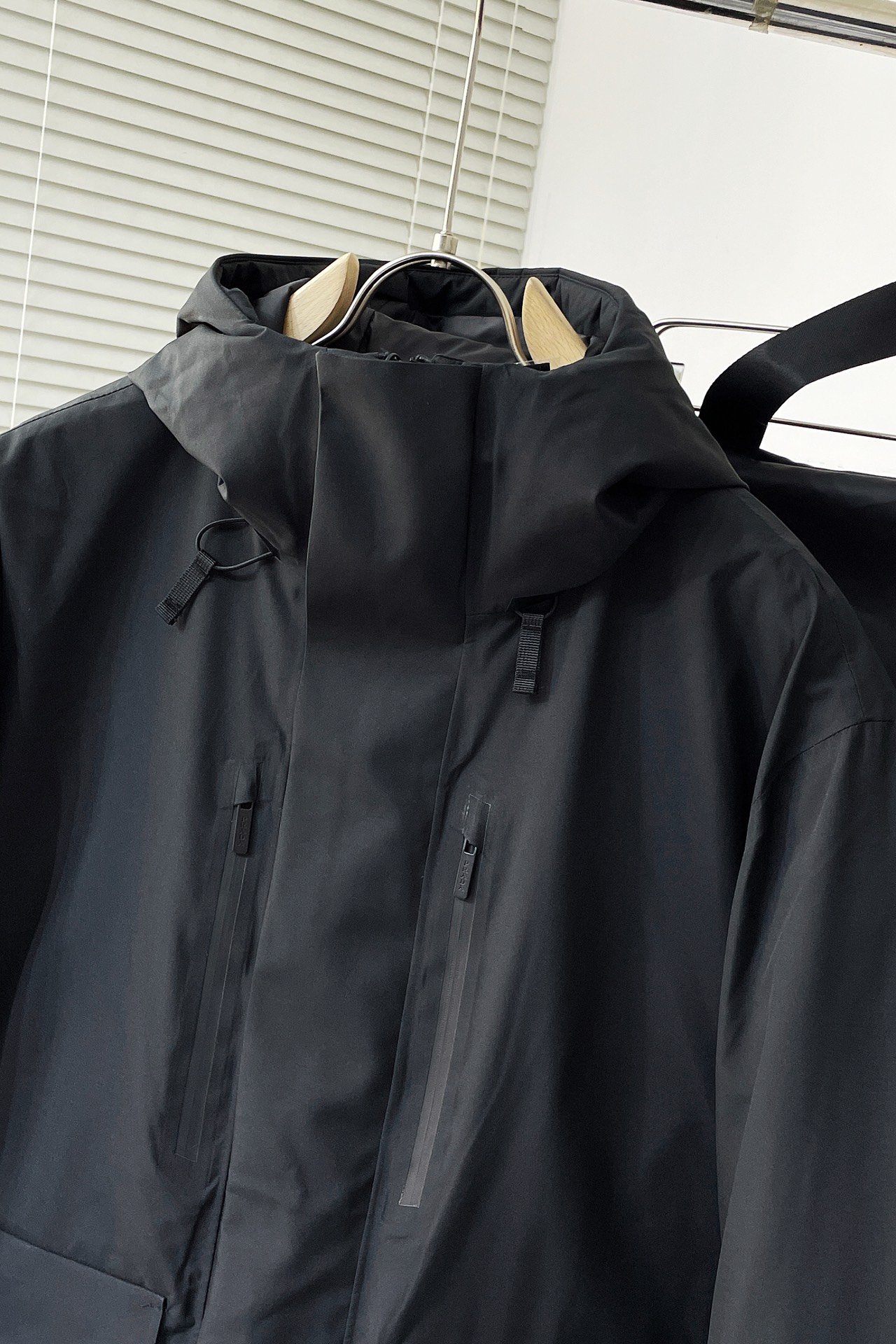 Prada Male Down Jacket Black Hooded S-m-l-xl