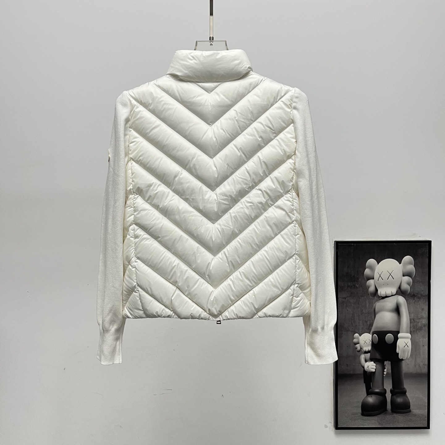 Moncler Female Down Jacket Wool White S-m-l