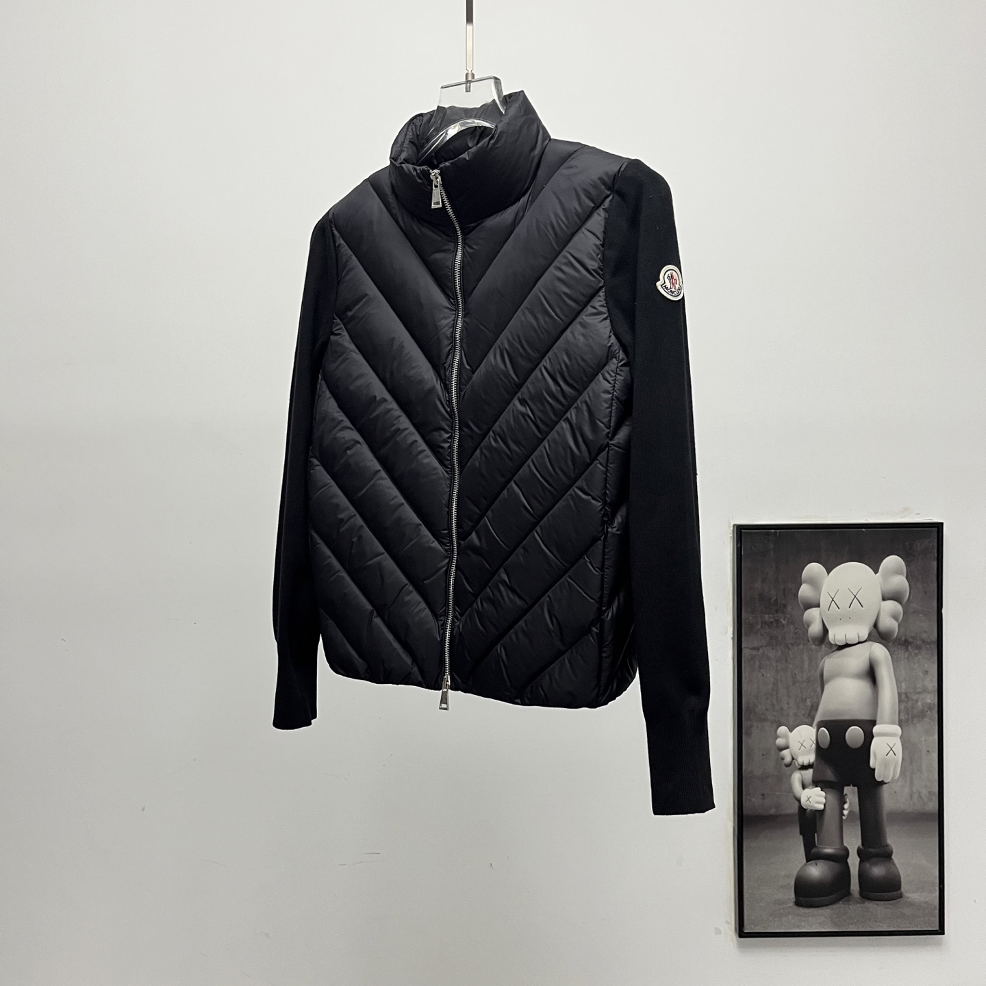 Moncler Female Down Jacket Wool White S-m-l
