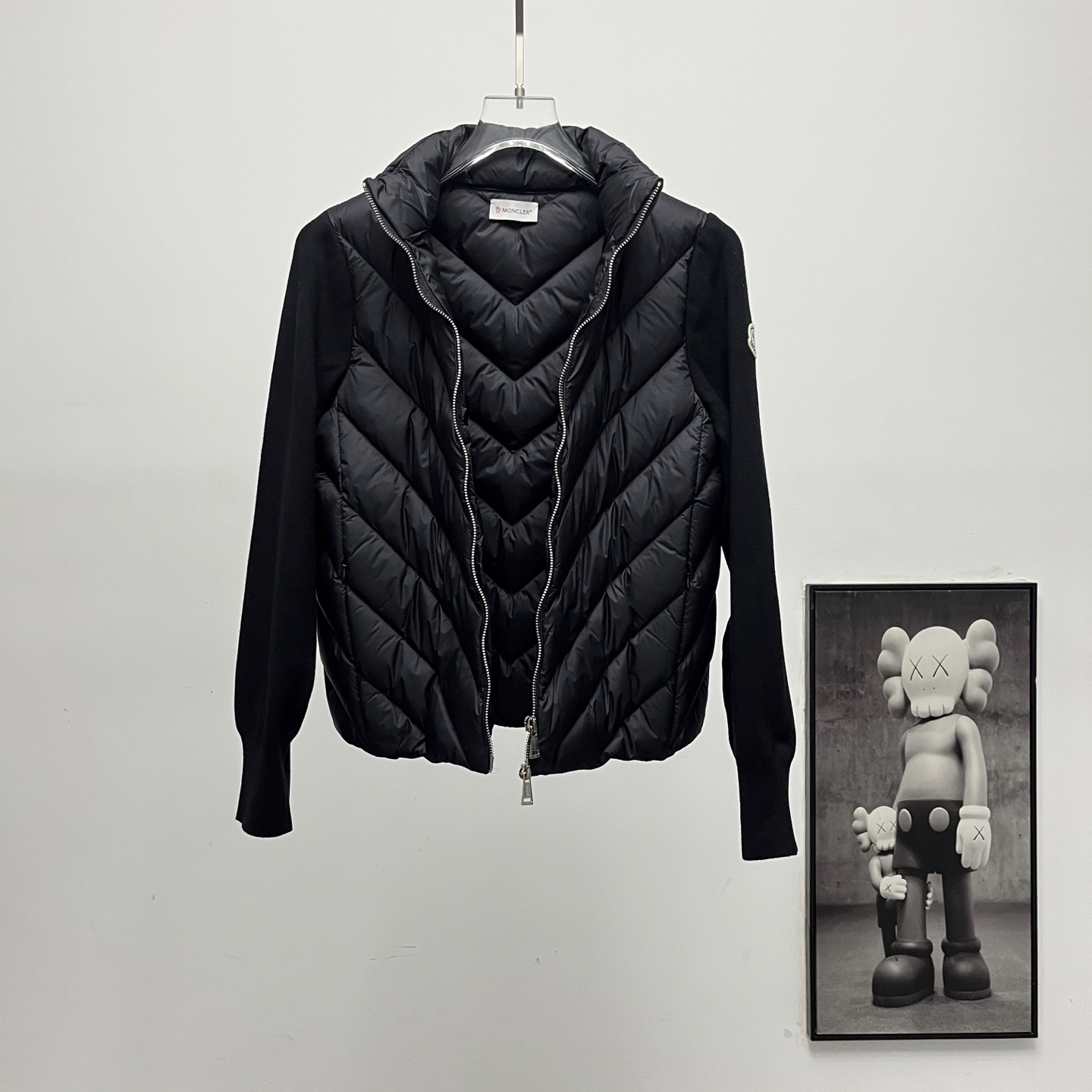 Moncler Female Down Jacket Wool White S-m-l