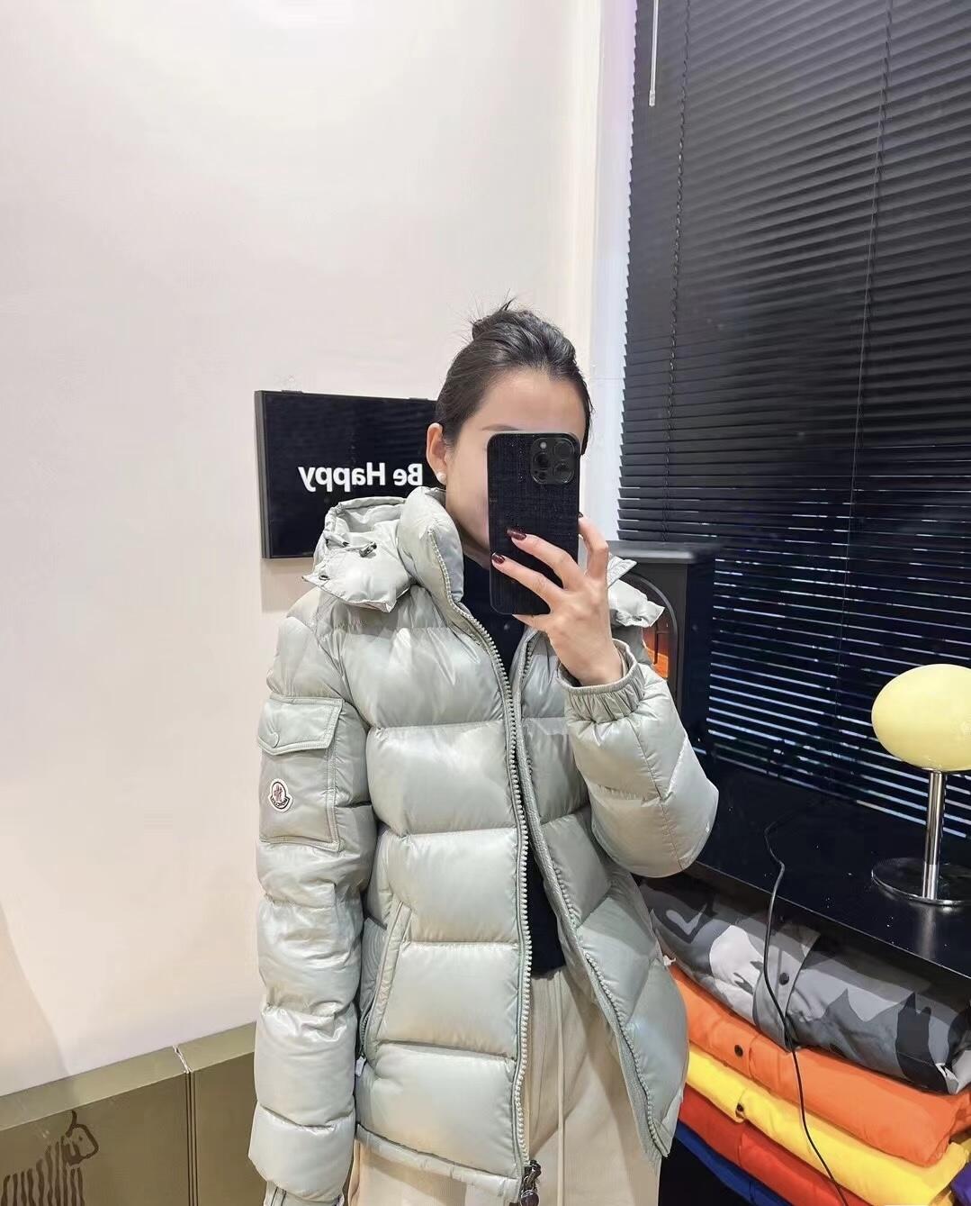 Moncler Down Jacket Goose Down Black M-l