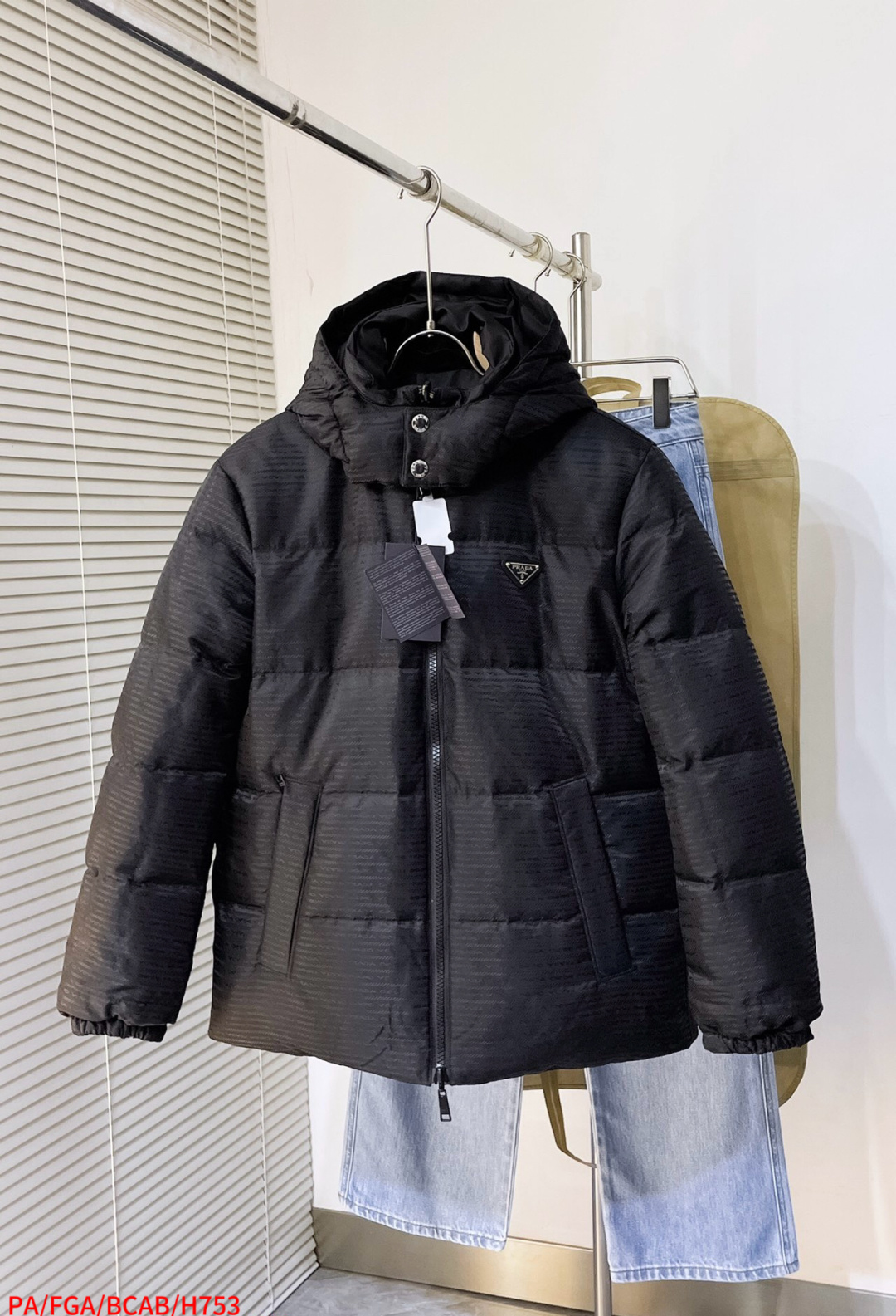 Prada Couple Down Jacket Goose Down M-l-xl