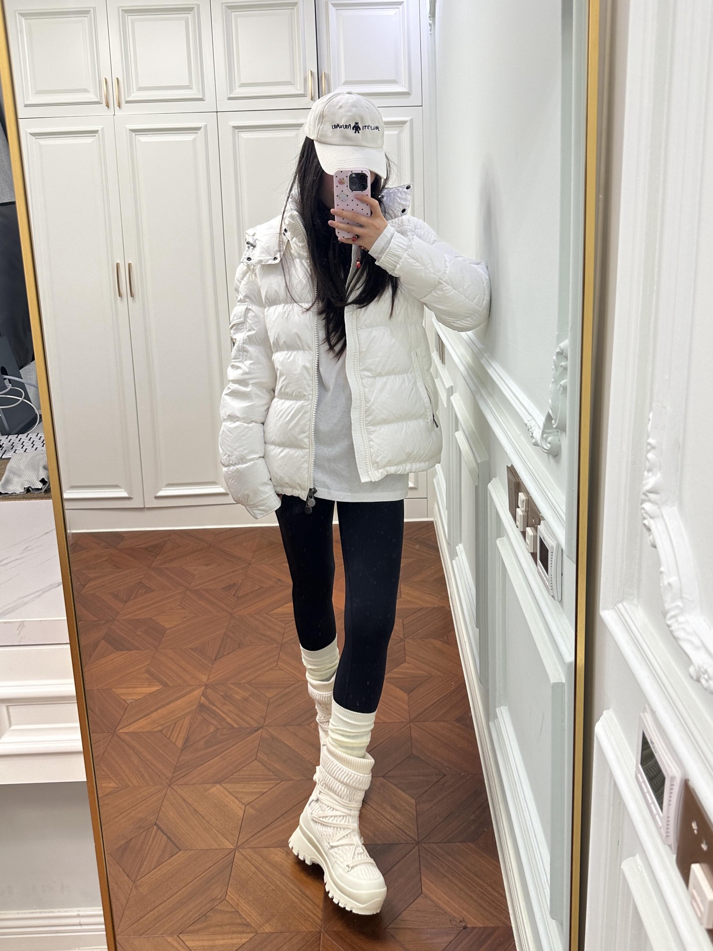 Moncler Down Jacket Goose Down Black M-l