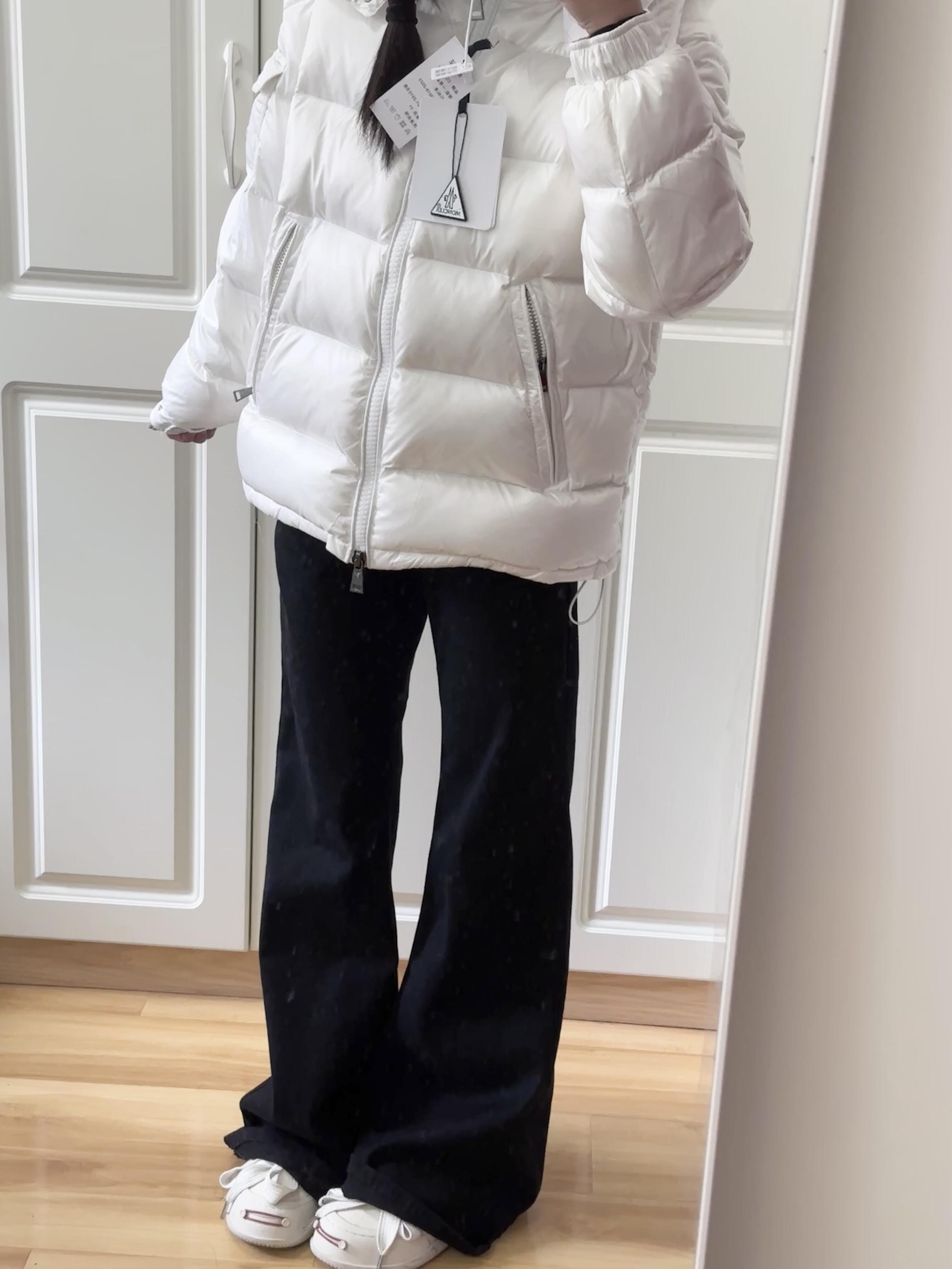 Moncler Down Jacket Goose Down Black M-l