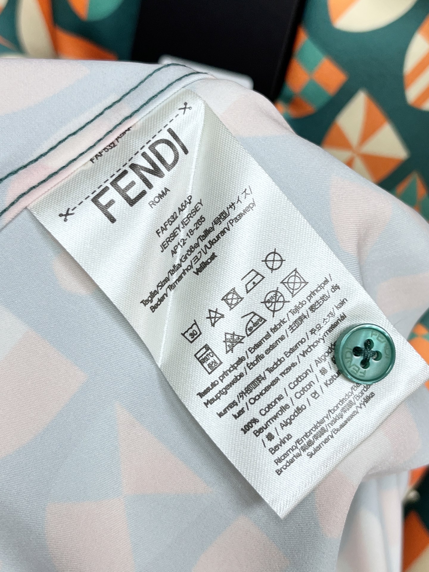 Fendi Shirt Cotton M-xl