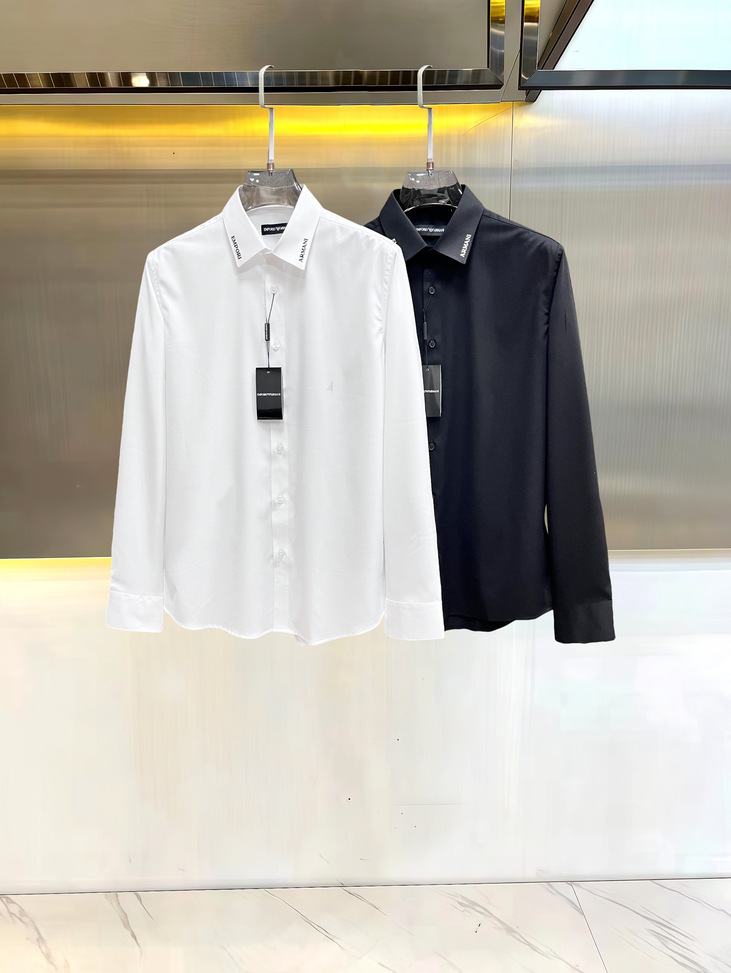 Armani Shirt Cotton M-xl